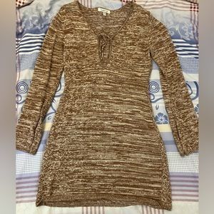 PacSun brown mini dress